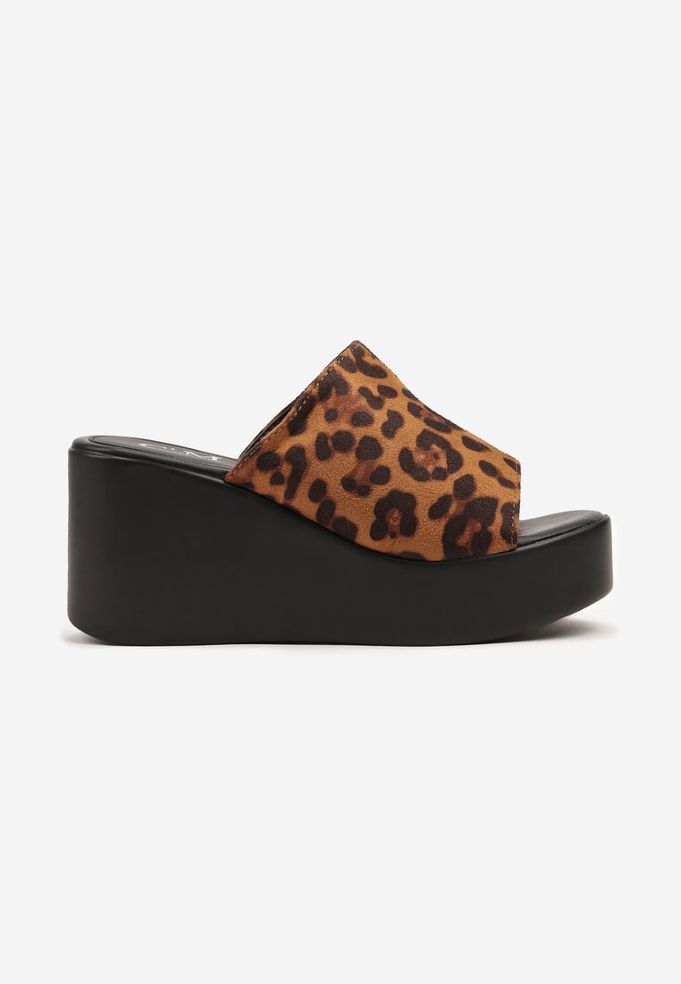 Papuci Foneira Imprimeu leopard