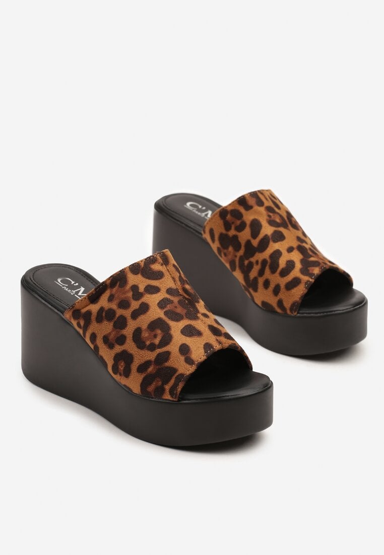 Papuci Foneira Imprimeu leopard