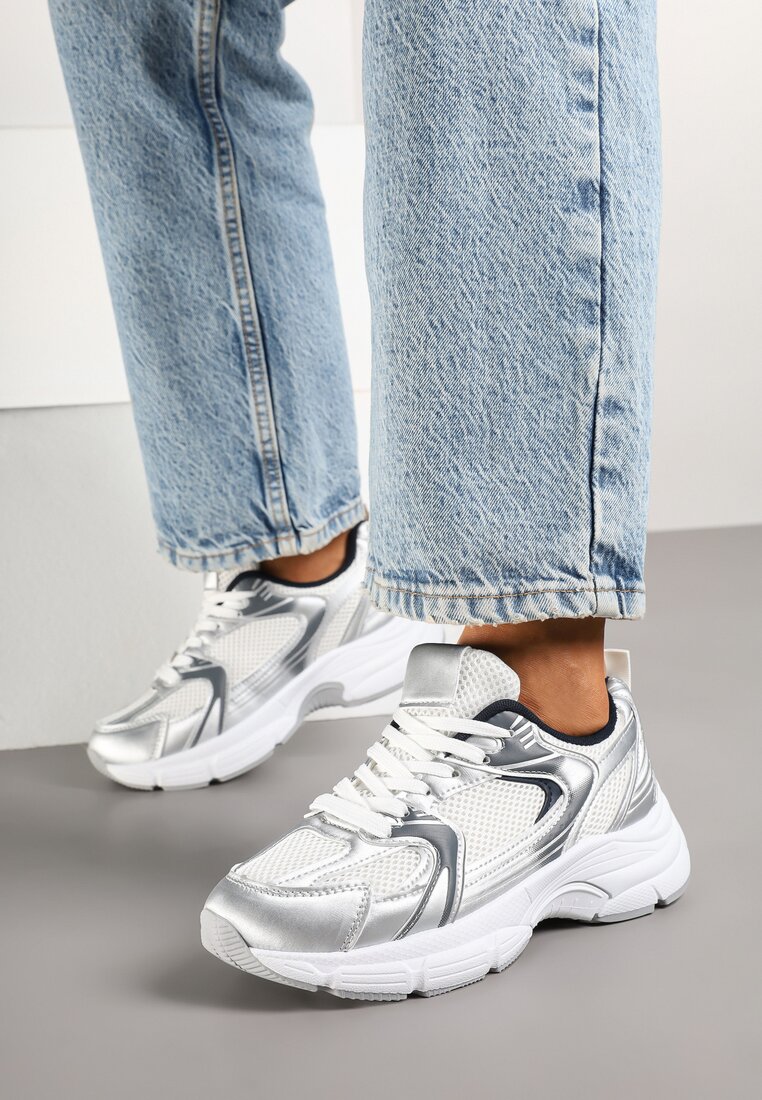 Sneakers Zollexia Argintii