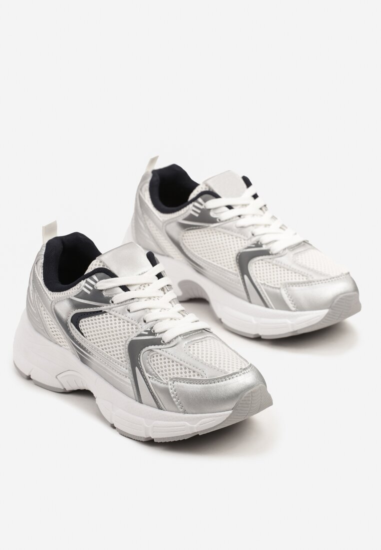 Sneakers Zollexia Argintii