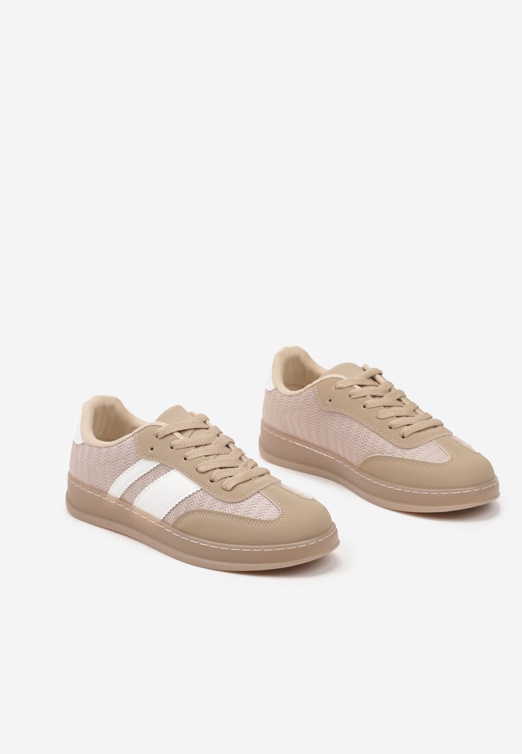 Sneakers Eleaniria Bej închis