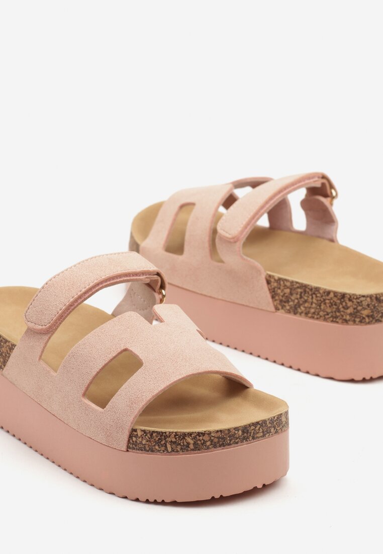 Papuci Velvesia Roz