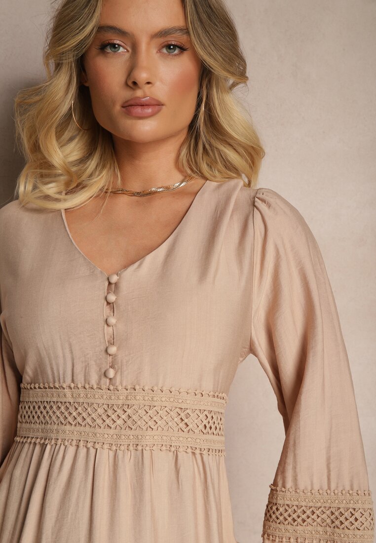 Rochie Gonolen Bej