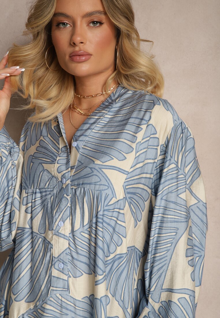 Rochie Wilvesia Albastru deschis