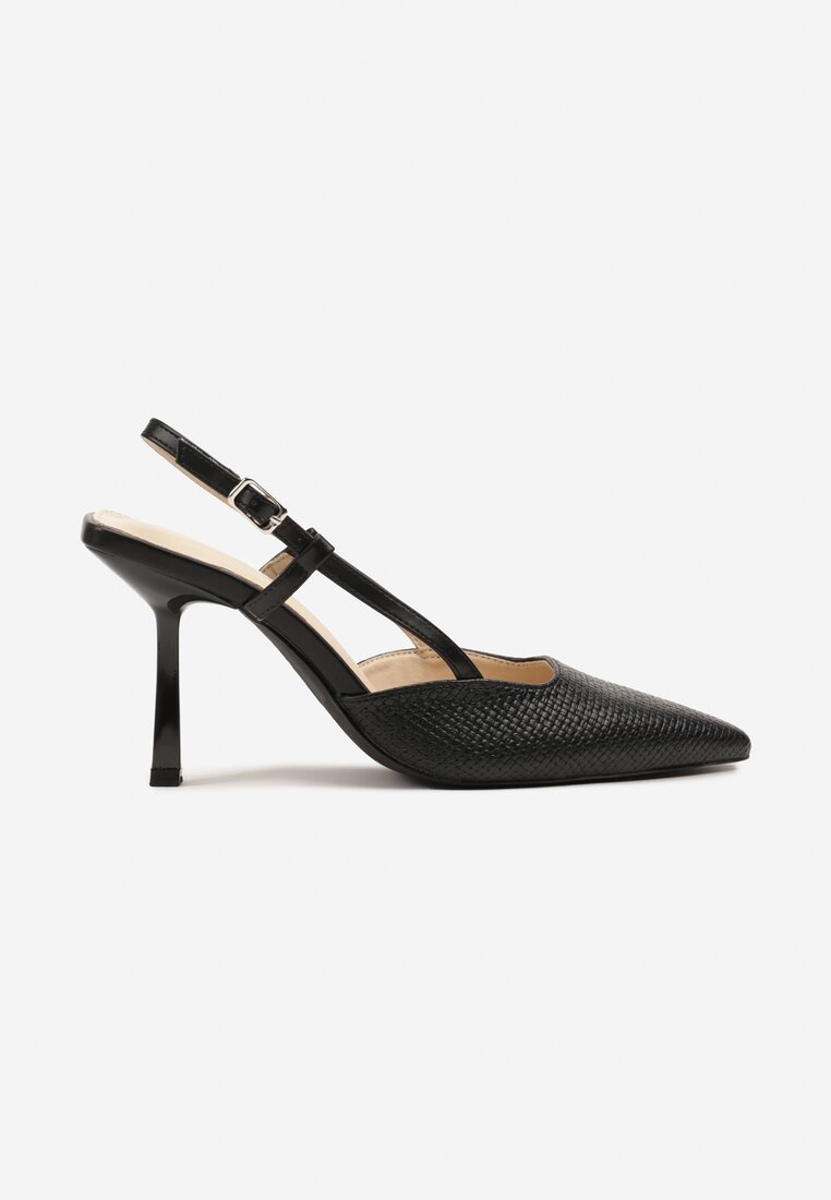 Sandale Leathara Negre