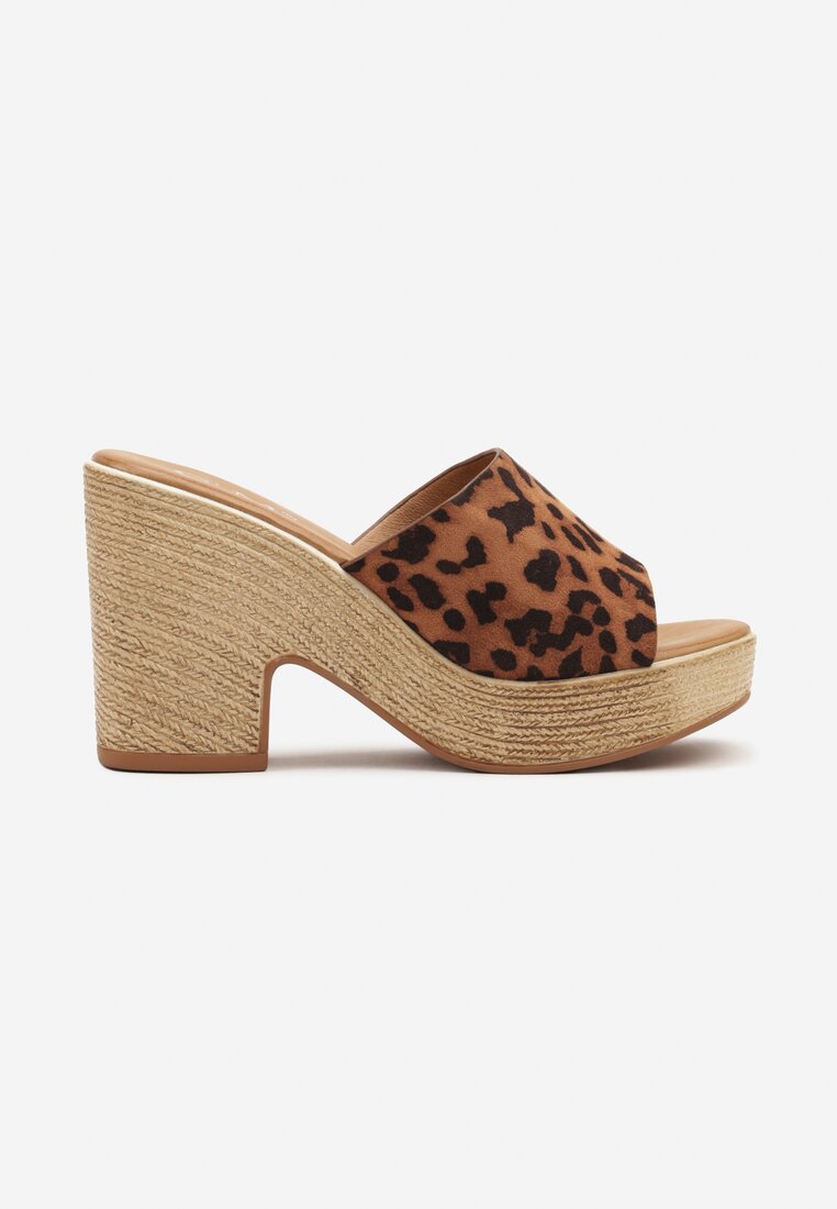 Papuci Arlexia Imprimeu leopard