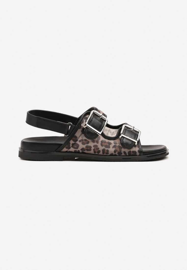 Sandale Aworna Imprimeu leopard