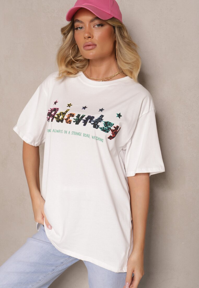 T-shirt Ilamora Alb