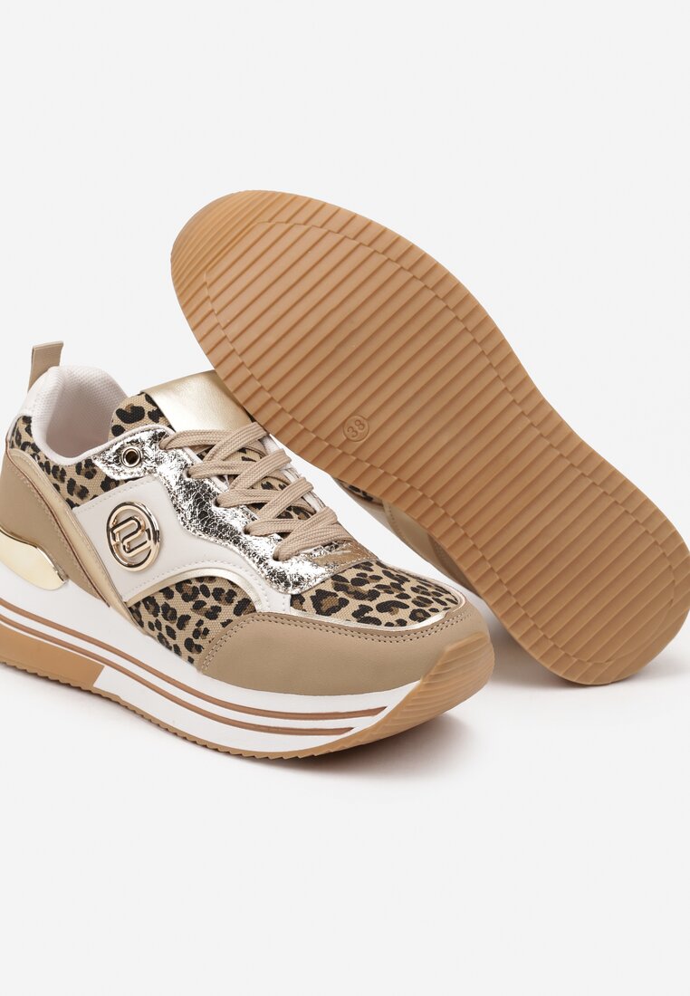 Sneakers Gonnella Bej închis