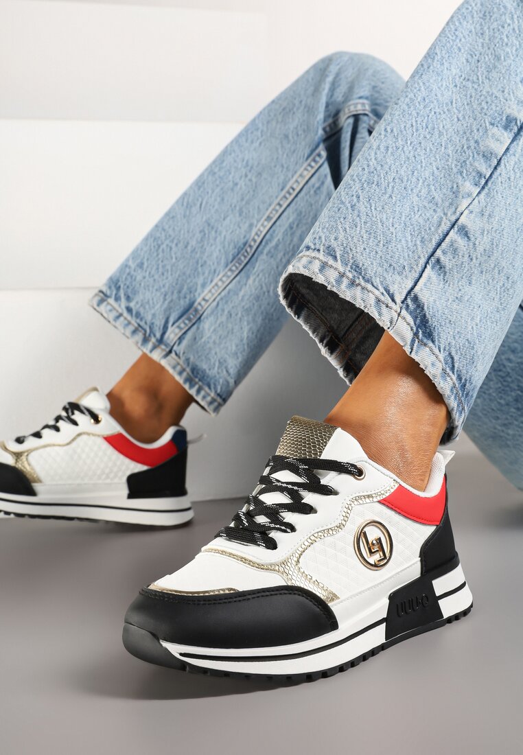 Sneakers Firamia Alb cu negru