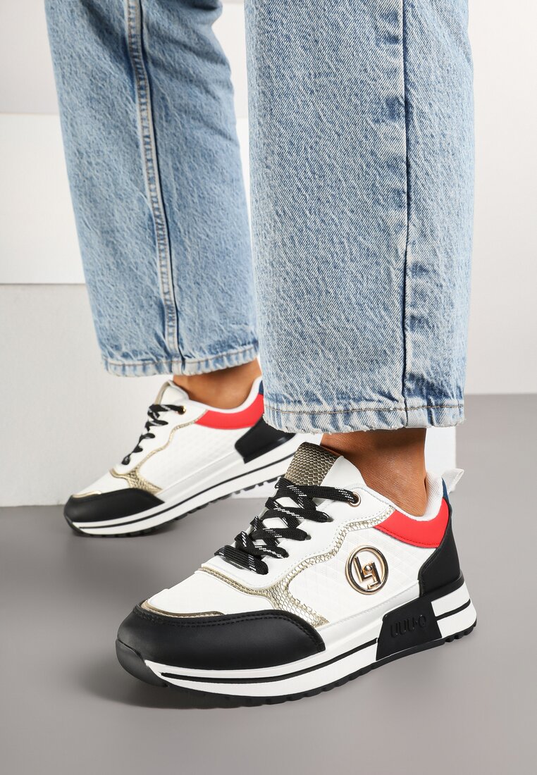 Sneakers Firamia Alb cu negru