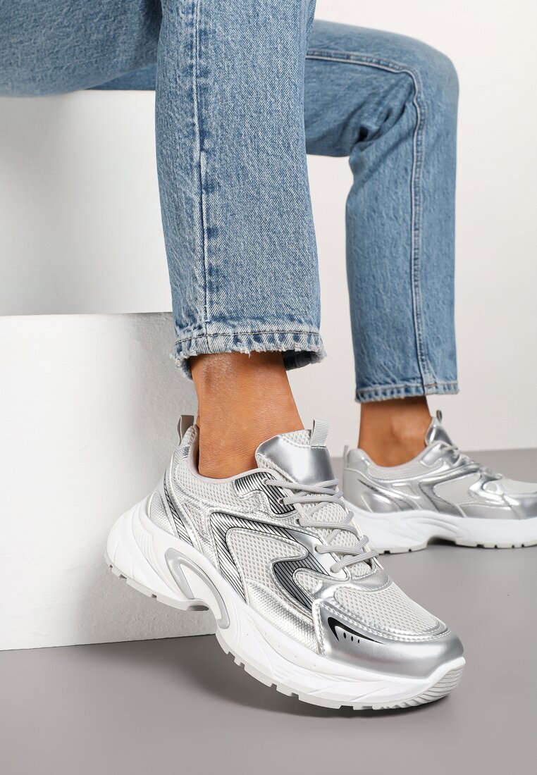 Sneakers Lealiriel Argintii