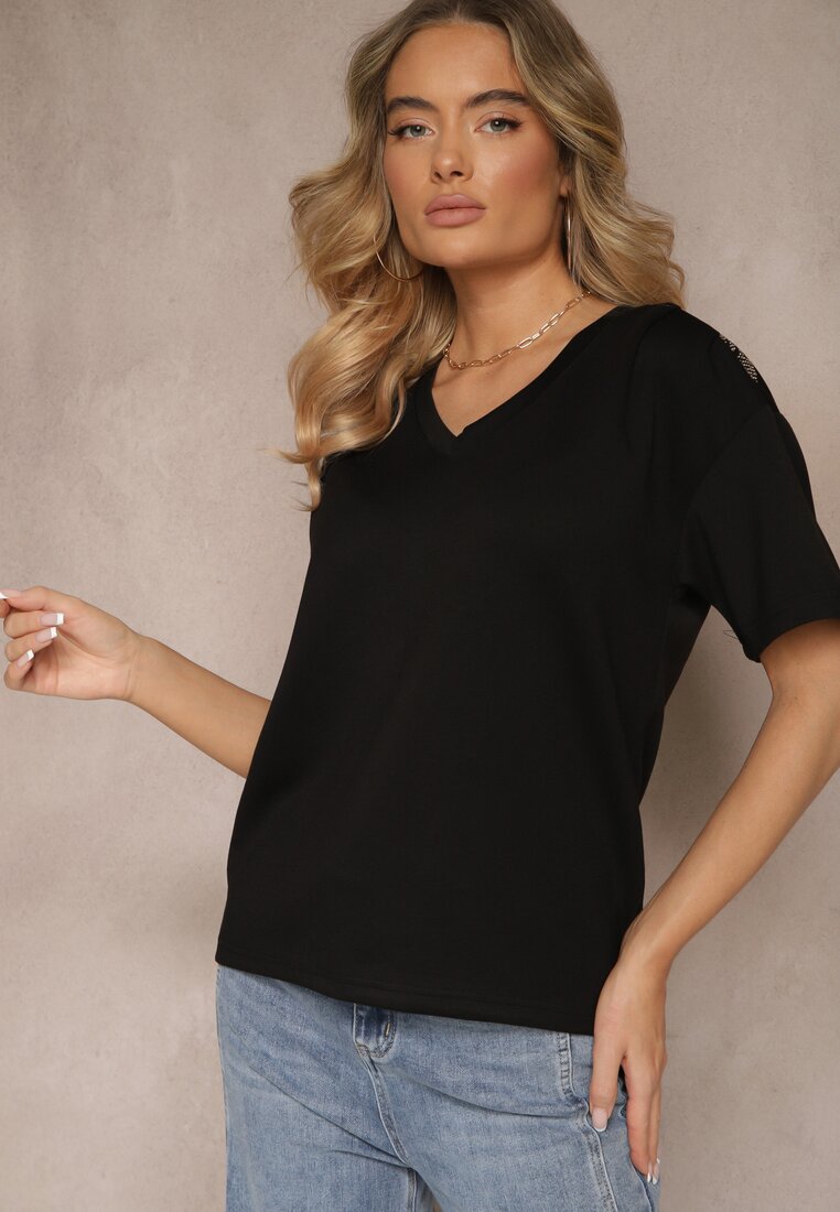 T-shirt Fonellea Negru