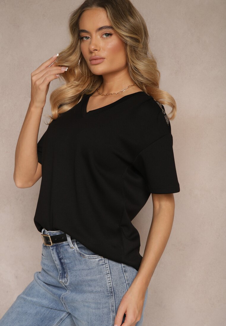 T-shirt Fonellea Negru