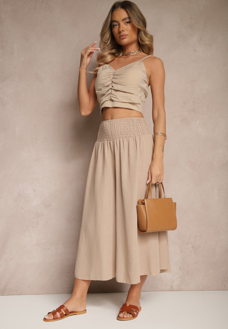 Pantaloni Fenodria Bej