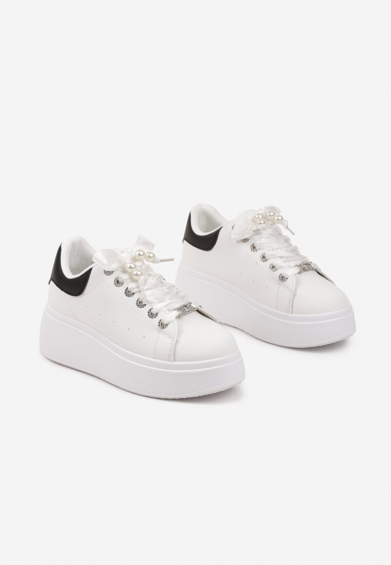 Sneakers Aviriel Alb cu negru