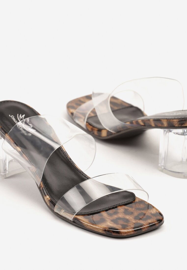 Papuci Tatorea Imprimeu leopard