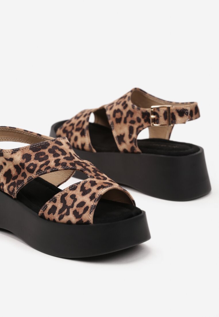 Sandale Parilna Imprimeu leopard