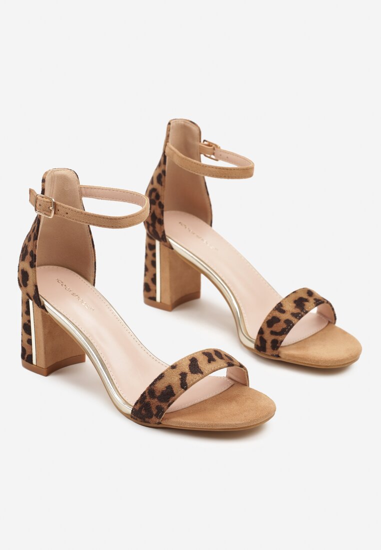 Sandale Inarisa Imprimeu leopard