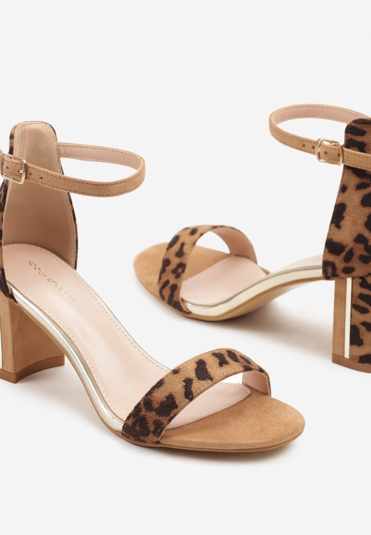 Sandale Inarisa Imprimeu leopard