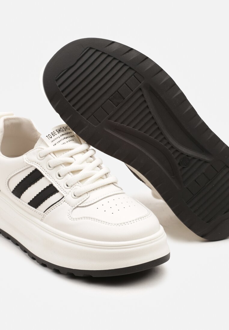 Sneakers Fonawia Bej cu negru