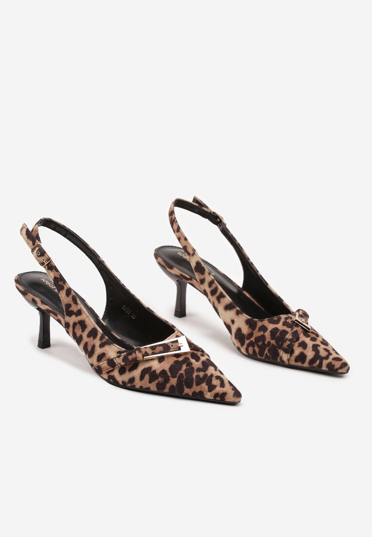 Sandale Karilen Imprimeu leopard