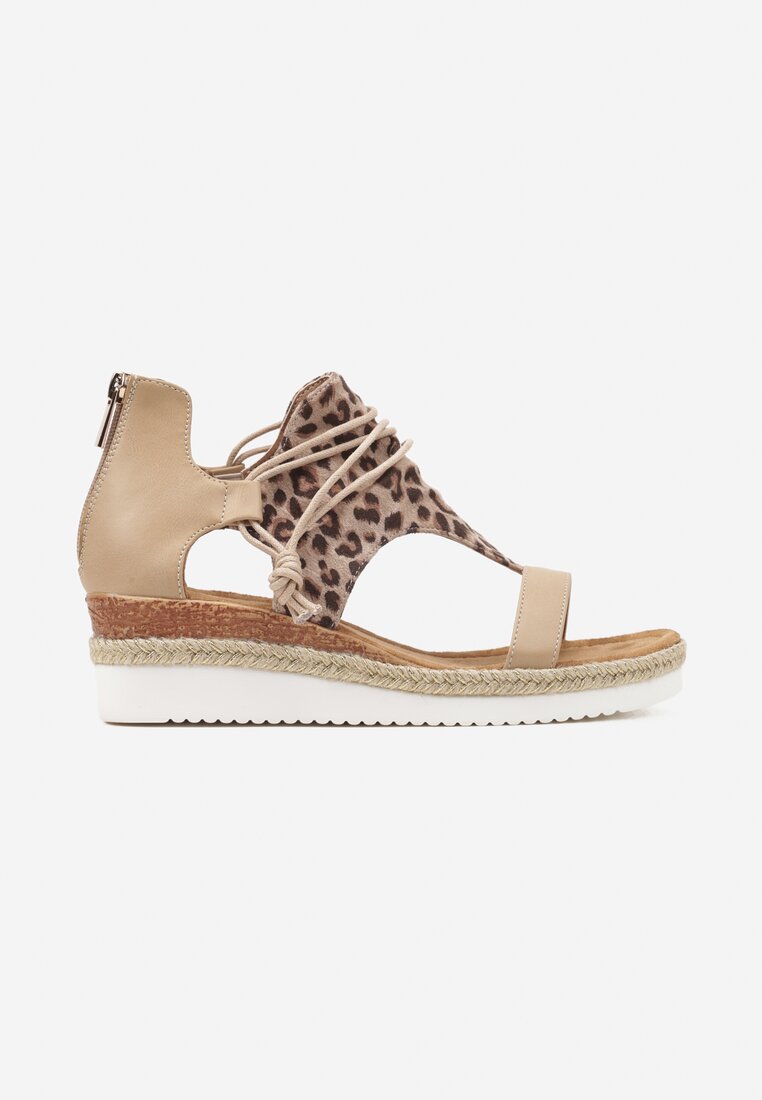 Sandale Imprimeu leopard