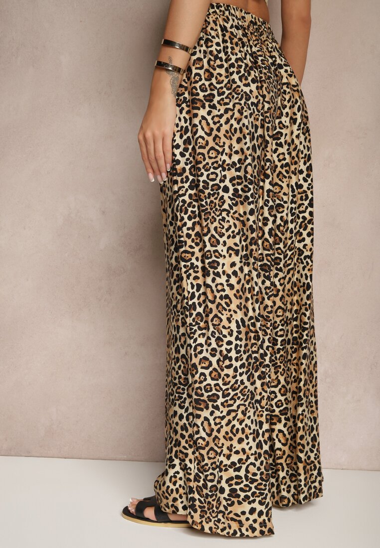 Pantaloni Galiora Imprimeu leopard