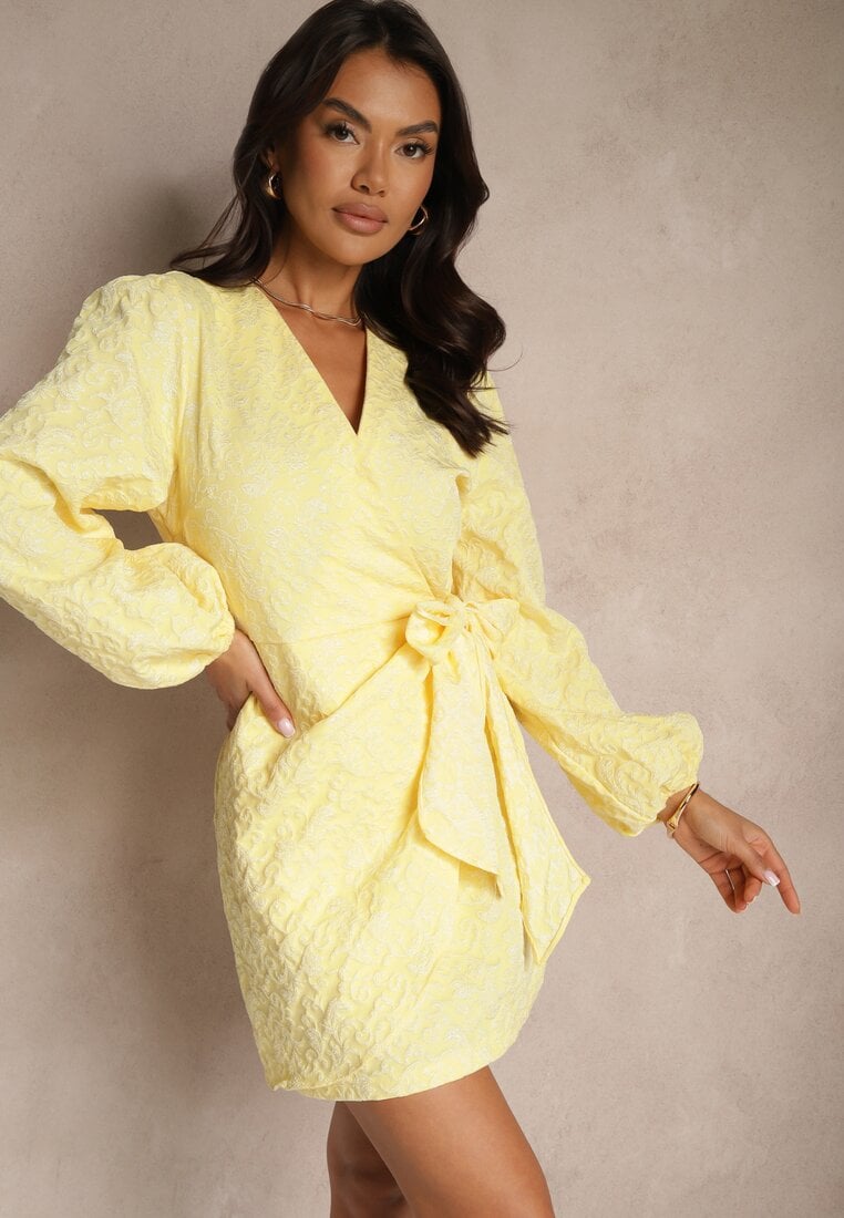 Rochie Faldexira Galbenă