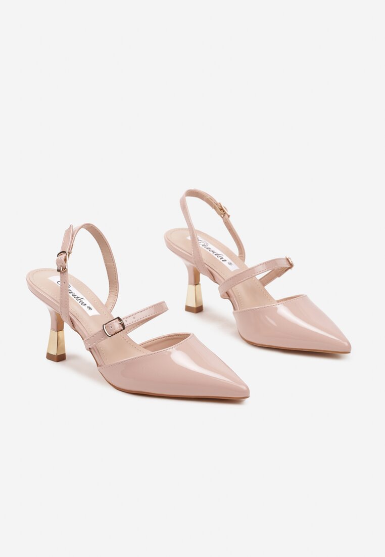 Pantofi stiletto Villexia Bej