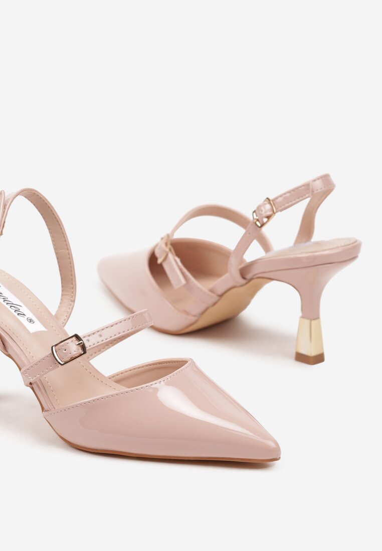 Pantofi stiletto Villexia Bej