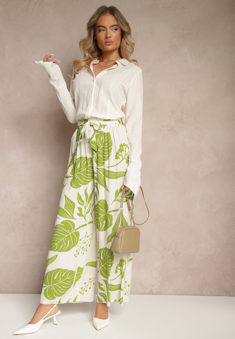 Pantaloni Liledia Verde deschis