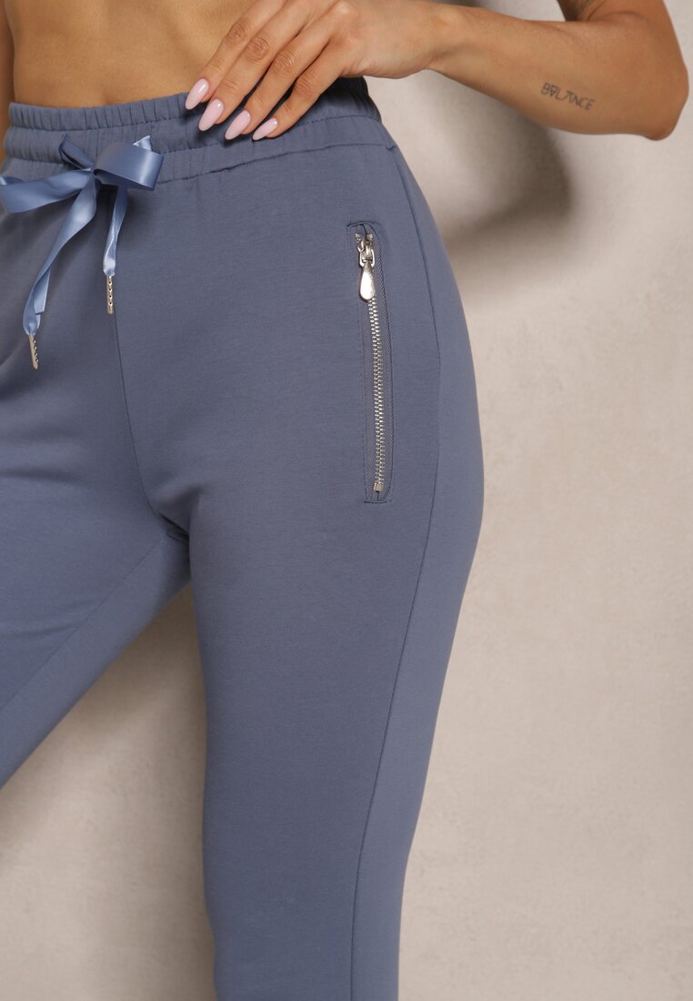 Pantaloni Cherisa Albaștri