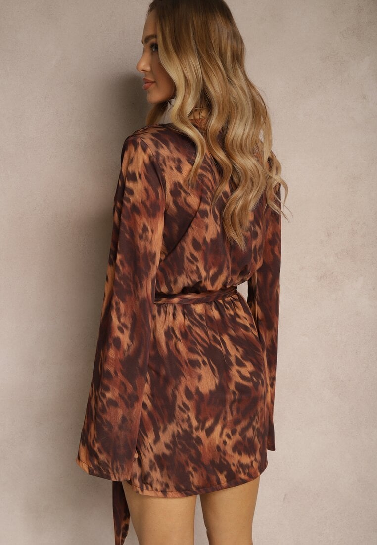 Rochie Frestalia Imprimeu leopard