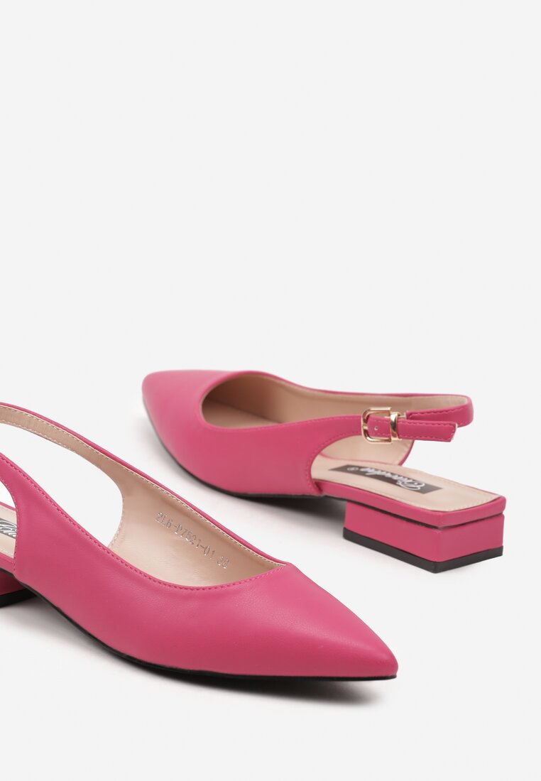 Pantofi cu toc Eveltia Fucsia
