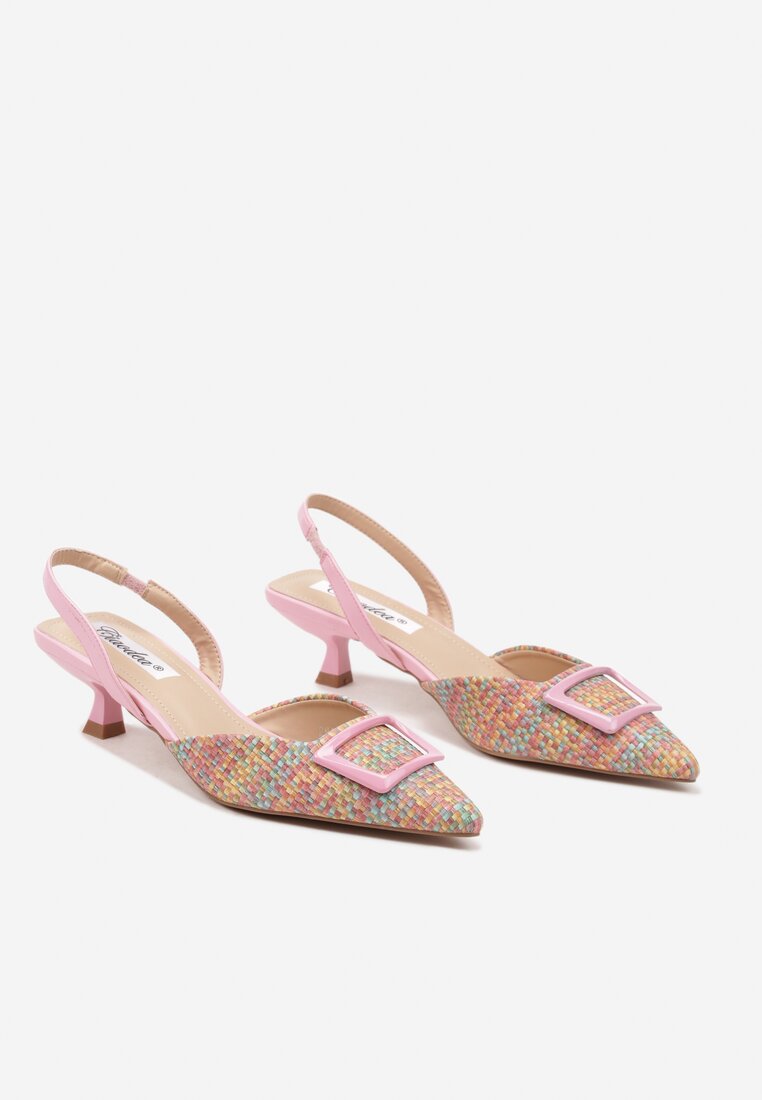 Pantofi cu toc Korreia Roz