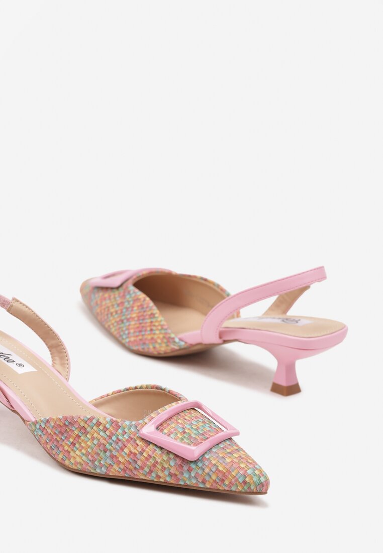 Pantofi cu toc Korreia Roz