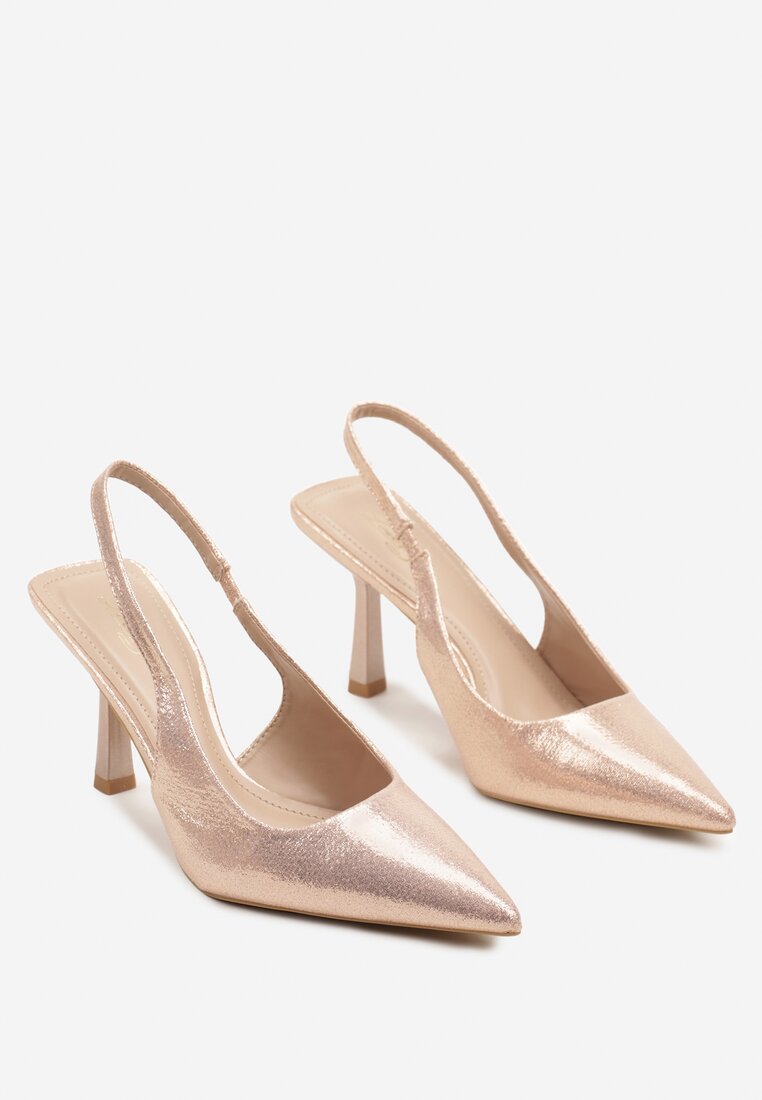 Pantofi stiletto Arnora Culoarea șampaniei
