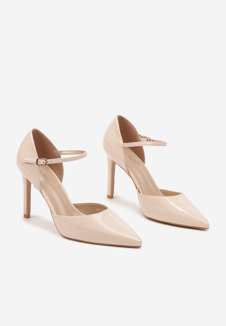 Pantofi stiletto Norilia Bej