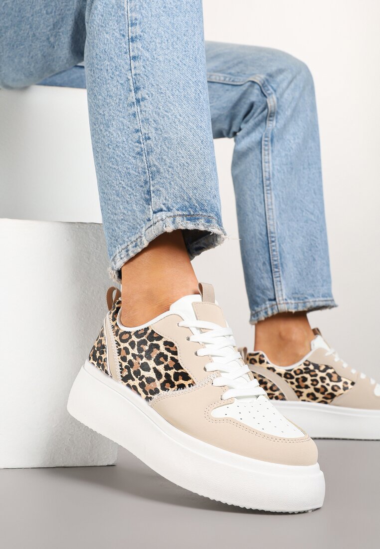Sneakers Senadaris Imprimeu leopard