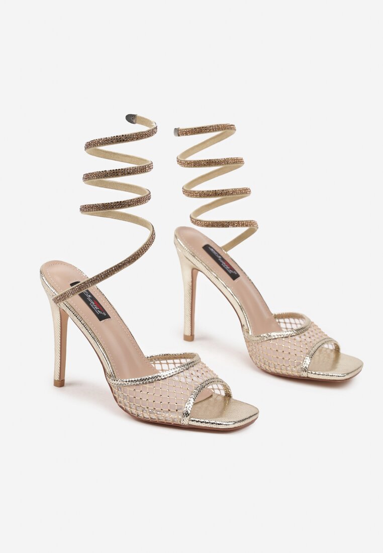 Pantofi stiletto Camiora Aurii