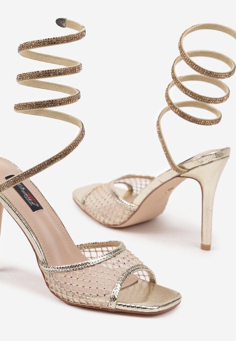Pantofi stiletto Camiora Aurii