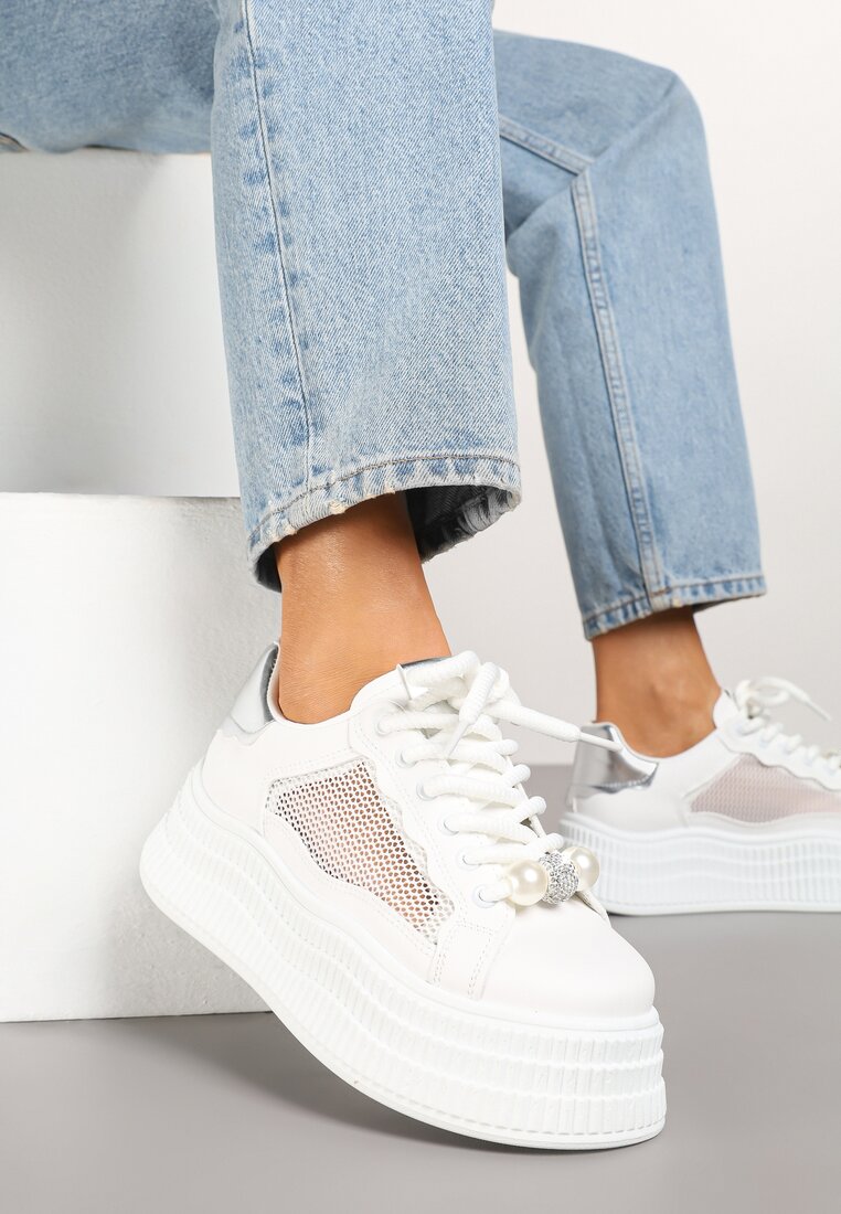 Sneakers Aberla Argintii