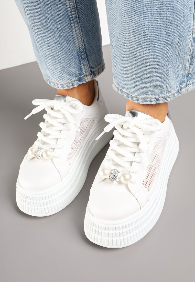 Sneakers Aberla Argintii