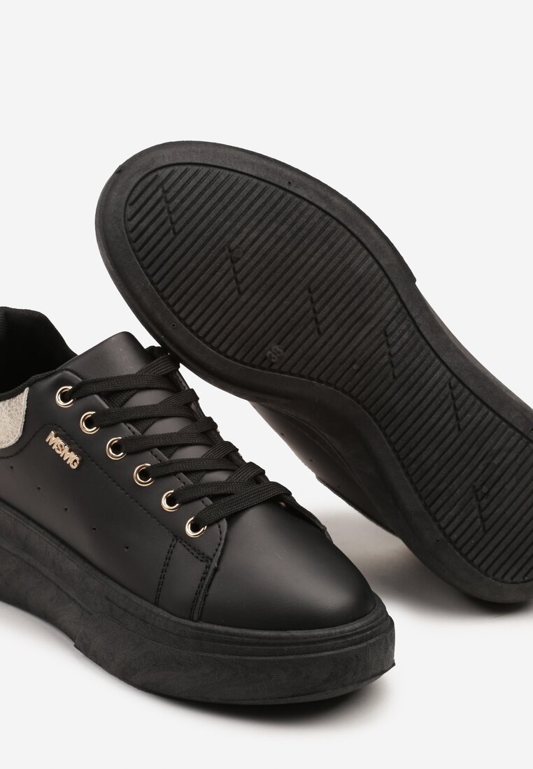 Sneakers Alirisa Negru cu argintiu