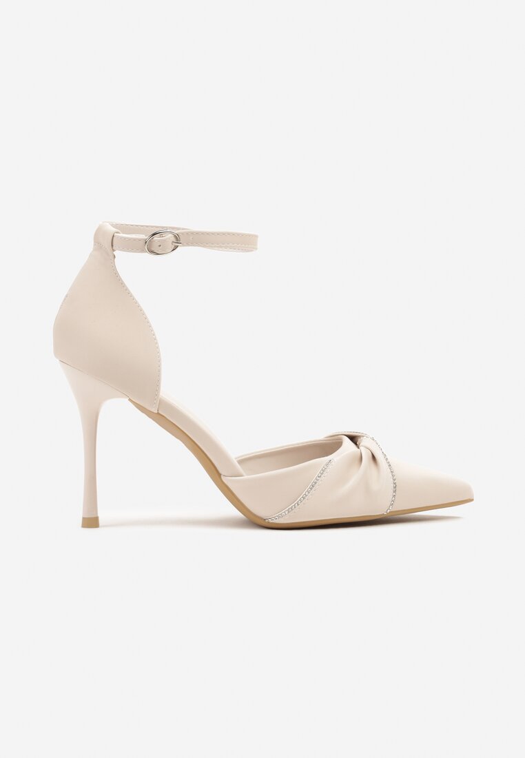 Pantofi stiletto Olinora Bej