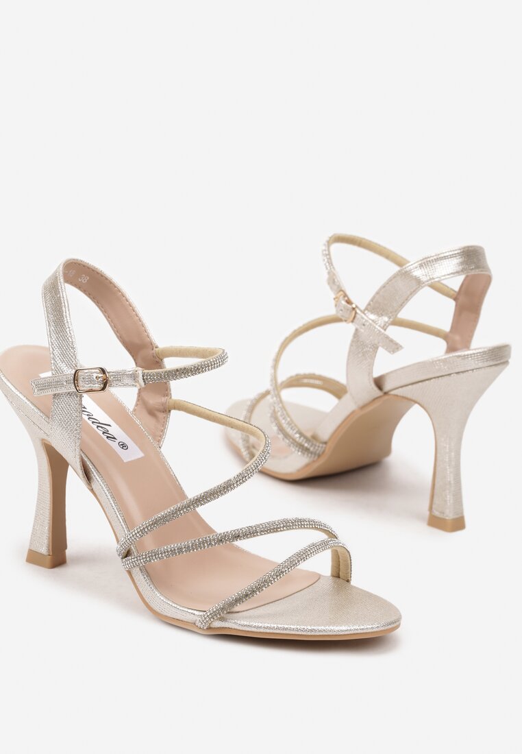 Pantofi stiletto Wanilia Aurii