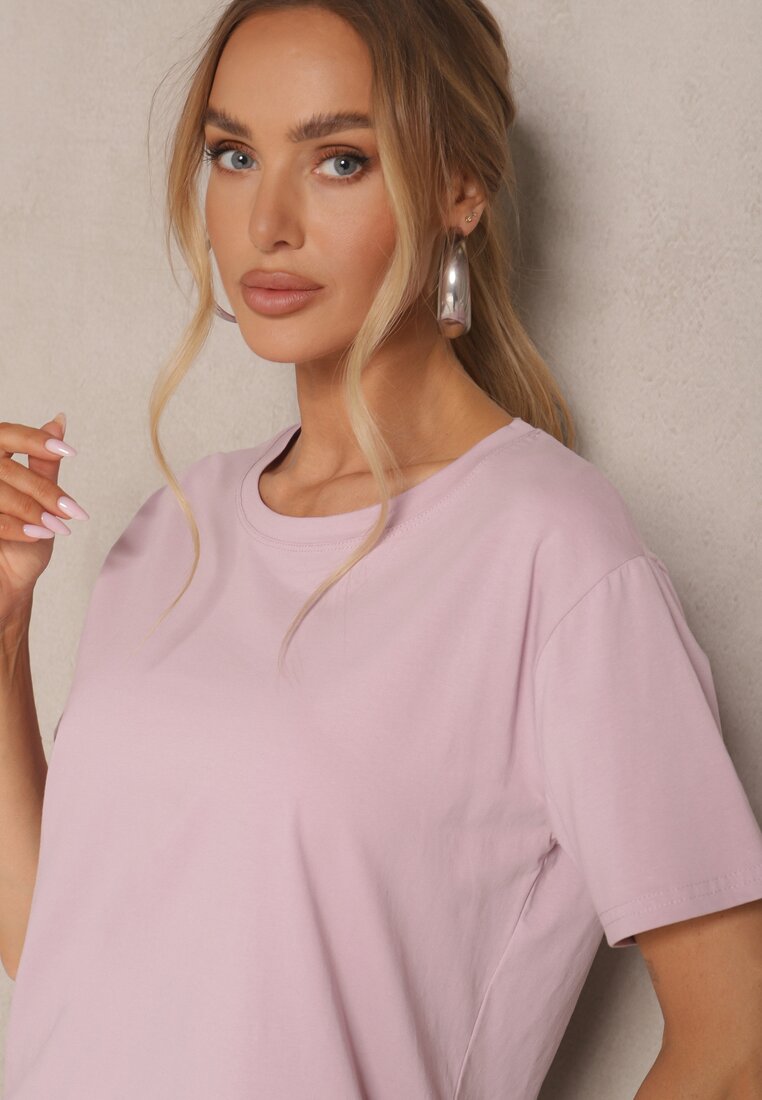 T-shirt Nattine Mov deschis