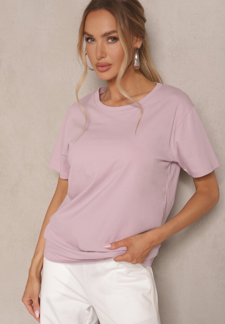 T-shirt Nattine Mov deschis