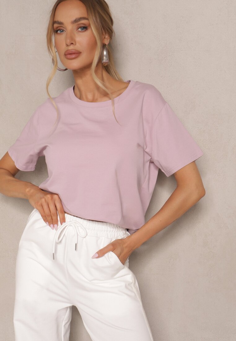 T-shirt Nattine Mov deschis